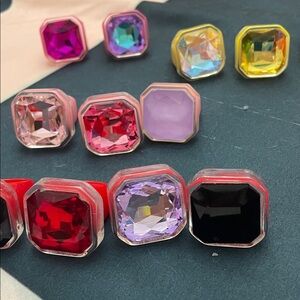 Source Unknown Multicolor Gemstone Rings